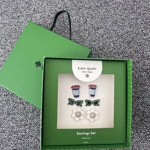 NEW! Kate Spade x Target Mixed Novelty Stud Earrings BUNDLE FOR MORE SAVINGS